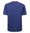 Thumbnail Rear view of midnight blue short sleeve polo.